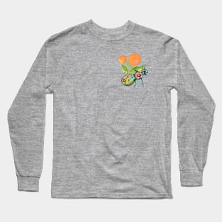 Floral Clementine Ant Long Sleeve T-Shirt